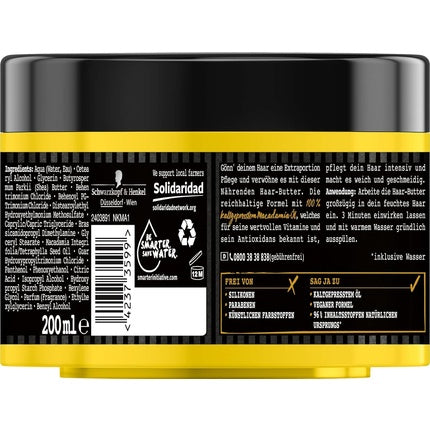 Unt păr, Nature Box, Macadamia, 200ml