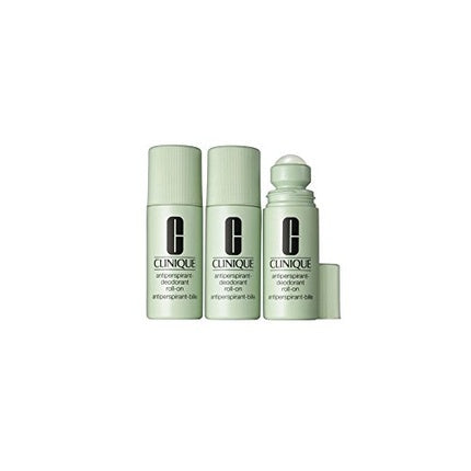 Deodorant Anti-transpirant Clinique, Roll On, Verde, 75ml x 3 bucăți