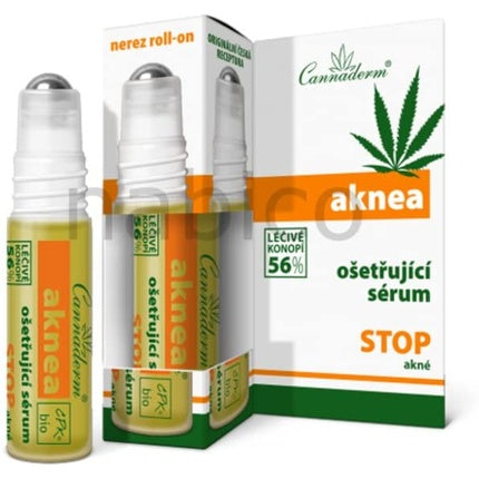 Serum Roll-on pentru Acnee - Cannaderm Aknea, 15 ml