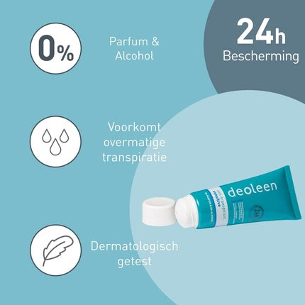 Deodorant cremă Deoleen, Sensitive, 50 ml, albastru