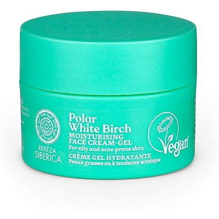 Cremă gel față, Natura Siberica, Polar White Birch, 100g
