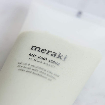 Scrub corp, Meraki, Rice, alb, 150ml