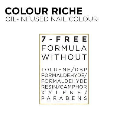 Lac de unghii L'Oréal Paris Color Riche Oil B13 Bisous, roșu, 13.5ml