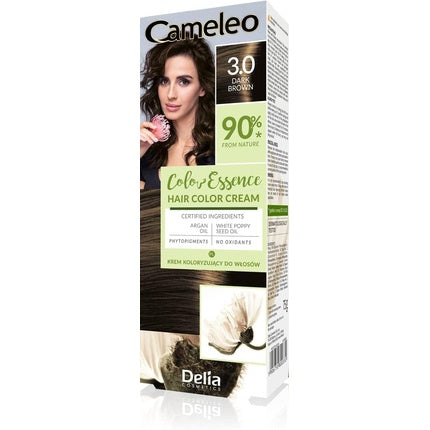Vopsea de păr, Cameleo, Color Essence Dark Brown, 75g