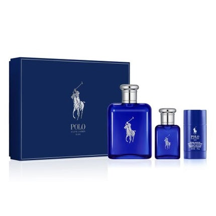Set Cadou Parfum Ralph Lauren Polo Blue 125ml EDT + 40ml EDT + 75g Deodorant Stick