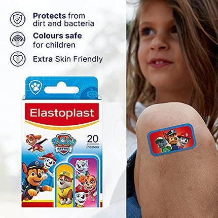 Elastoplast Paw Patrol Plasters, Plastru medical, personaje animate, pachet 20 buc