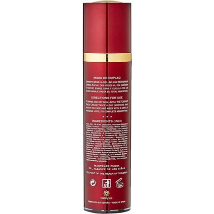 Crema facială Retorna, Cattalysis, anti-aging, roșu, 50ml