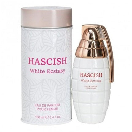 Hascish White Ecstasy Pour Femme, Parfum pentru femei, 100ml, sticlă albă cu capac auriu