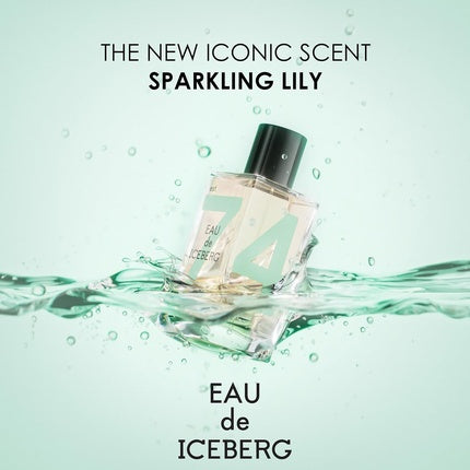 Eau de Toilette Iceberg Sparkling Lily, sticlă pătrată, 100ml