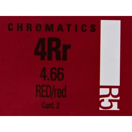 Vopsea de păr, Redken, Chromatics 4RR/4.66, roșu