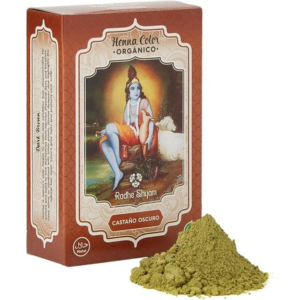 Vopsea de păr, Henna Radhe Shyam, Permanent, 100g