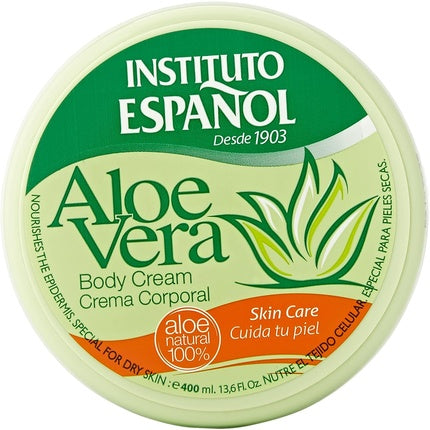 Cremă corp Instituto Español Aloe Vera, 400ml, verde
