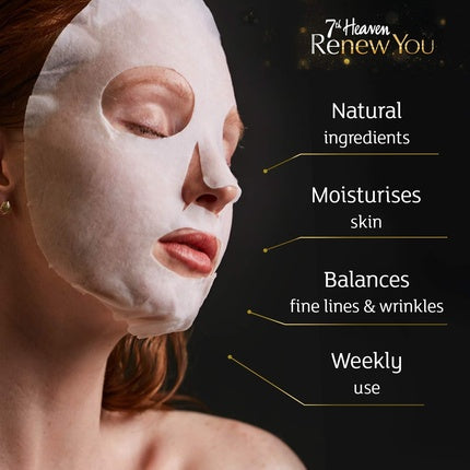 Masca de Fata, 7th Heaven, Renew You, Bambus, Vitamina B5