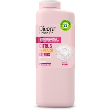 Lotiune de corp, Dicora Urban Fit, 400 ml, citrice si piersica