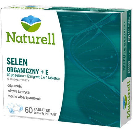 Naturell Selen Organic, Supliment dietetic, 60 tablete
