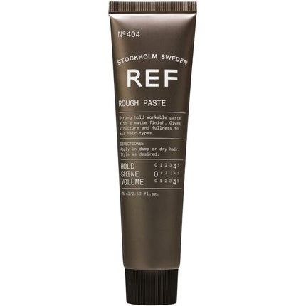 Pasta pentru păr, Ref, Rough Paste, N°404, 75ml, maro închis