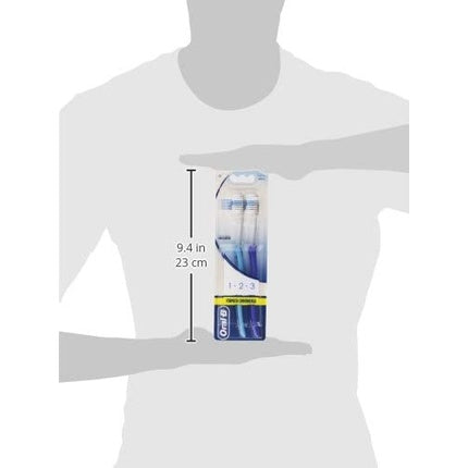 Periuță de dinți manuală, Oral-B, Indicator, albastru
