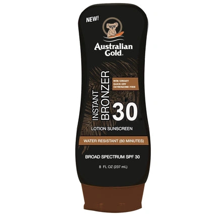 Lotion Soare Australian Gold cu Bronzer SPF 30, 237 ml