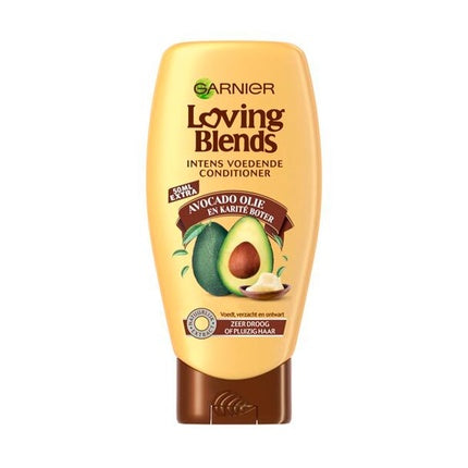 Conditioner Garnier Loving Blends cu ulei de avocado și unt de shea, 395g