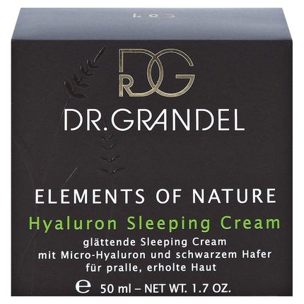 Cremă de noapte, Dr. Grandel, Hyaluron, negru