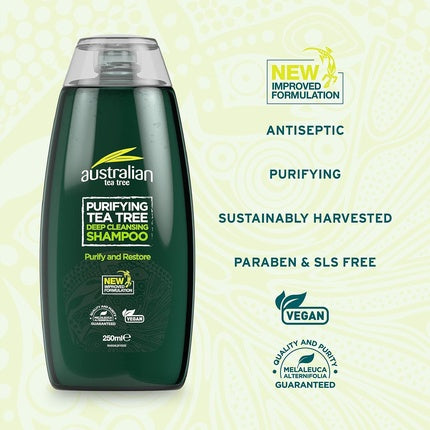 Șampon, Australian Tea Tree, Purifying, 250ml, verde