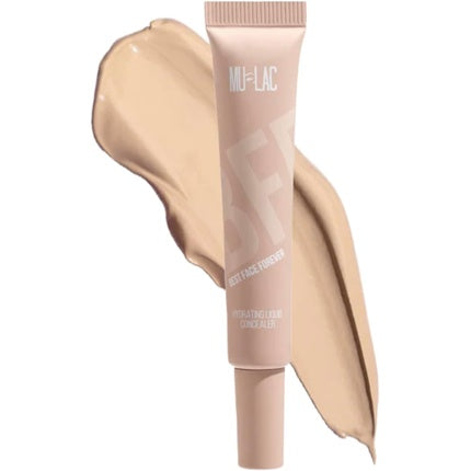 Mulac Cosmetics BFF Matilda, Hidratant Liquid Concealer, Light Beige cu Undertone Galben, Vegan, 10ml