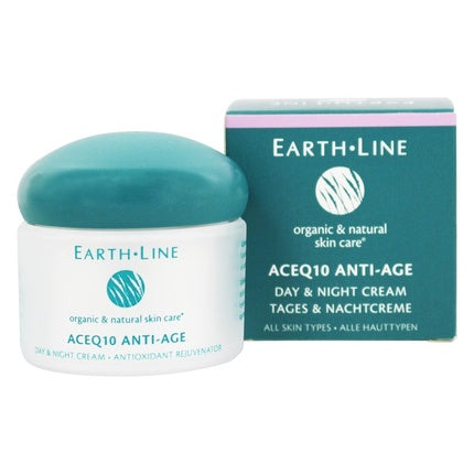 Cremă Zilnică și de Noapte Earthline Ace Q10, 50ml, Alb