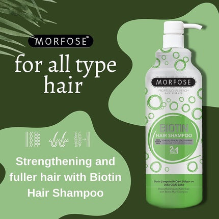 Șampon Morfose Professional Biotin crem, păr uscat, 1000ml