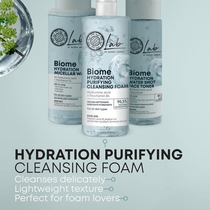 Spumă de curățare față, Natura Siberica, Lab Biome Hydration 200ml