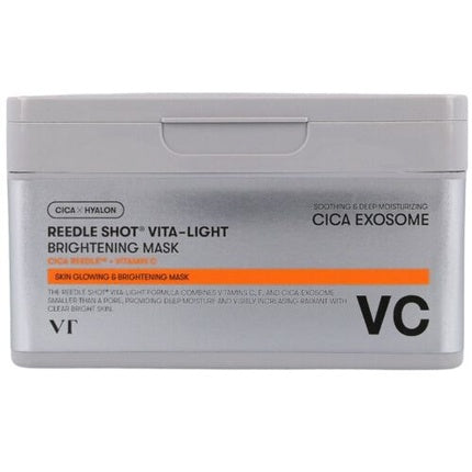 Vt Cosmetics Reedle Shot Vita-Light Brightening Mask, Cica Exosome, Vitamina C