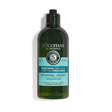 Șampon L'Occitane Aromachologie, prospețime purificatoare, 300 ml