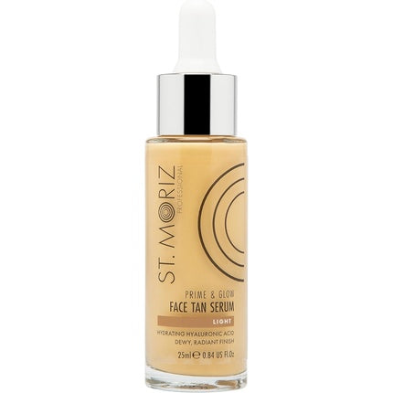 Ser autobronzant, St. Moriz, Prime & Glow, cu acid hialuronic, 25ml