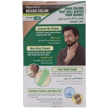 Vopsea barba, Bigen, B102, maro negru
