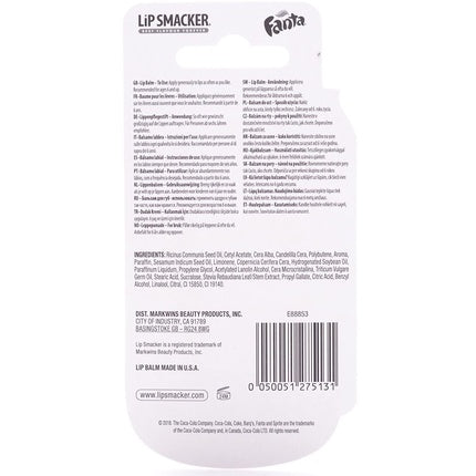 Balsam de buze Lip Smacker Coca-Cola Collection Fanta Orange pentru copii - Cadou dulce pentru prietenii tăi