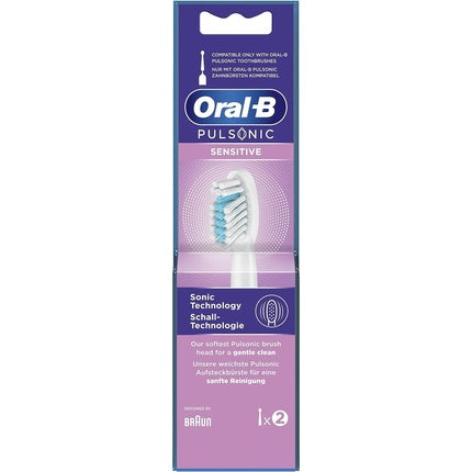 Perii de schimb Oral-B Pulsonic Sensitive, Alb