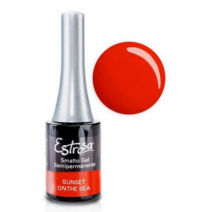 Smalto Gel Semipermanent, Estrosa, Sunset On The Sea, 14ml, Roșu