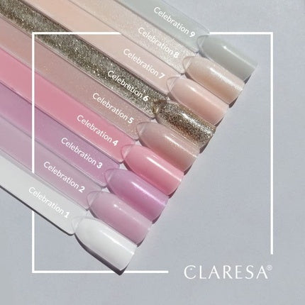 Lac de unghii UV, Claresa Celebration, set 5 bucăți, 5ml
