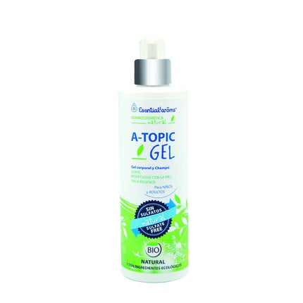Gel-Champu A-Topic Essential A, 400ml, fără sulfat, bio