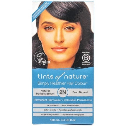 Vopsea Păr Tints of Nature 2N Brun Natural 130ml