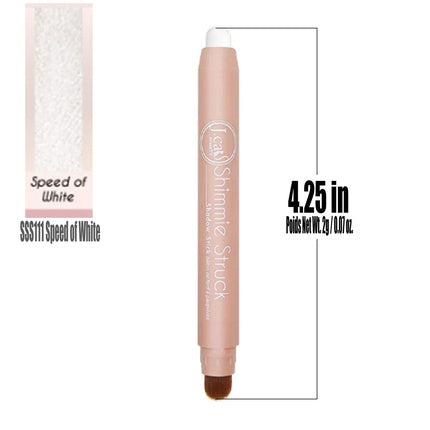 J.Cat Beauty Speed of White Shimmer Struck Shadow Automatic Stick Eye Shadow, Bej, 19g