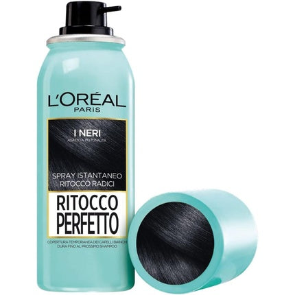 Spray retuș rădăcini, L'Oréal Paris, Retouch Perfect, negru, 75ml