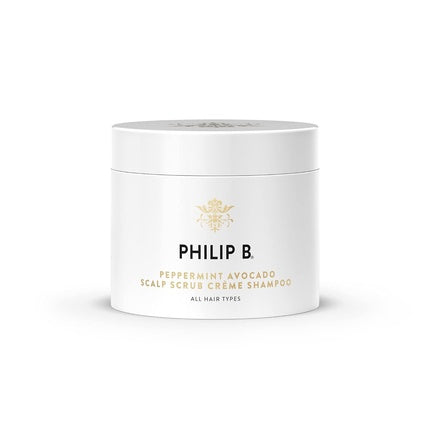 Scrub scalp, Philip B., Peppermint Avocado Scalp Scrub, 280g