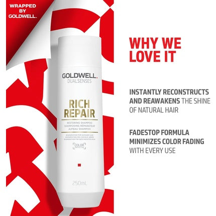 Goldwell Dualsenses Rich Repair Gift Set, Set îngrijire păr, Șampon și Mască, 250ml