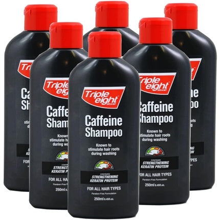 Șampon, Triple Eight, Caffeine, negru, 250ml