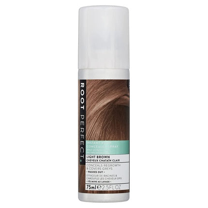 Root Perfect Light Brown, Spray de vopsit păr, 75ml, Culori naturale