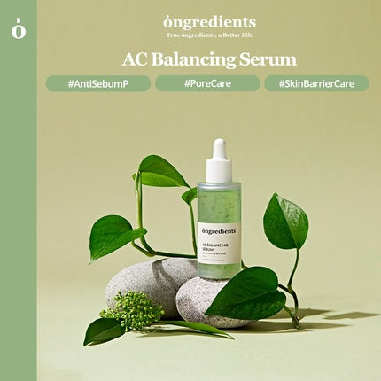Serum Facial Hidratant Ongredients AC Balancing cu Niacinamidă și Heartleaf