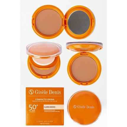 Cremă Colorantă SPF 50+, Gisele Denis, Light-Medium, portocaliu