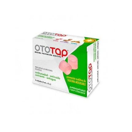 Ico Ico Ototap Silicone Ear Plugs 6 Units, Pink
