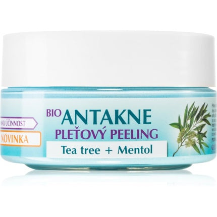 Scrub facial Bione Cosmetics Antakne, Tea tree + Mentol, 200g