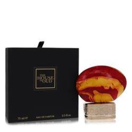 Eau de Parfum The House Of Oud unisex 75 ml sticlă roșie și galbenă